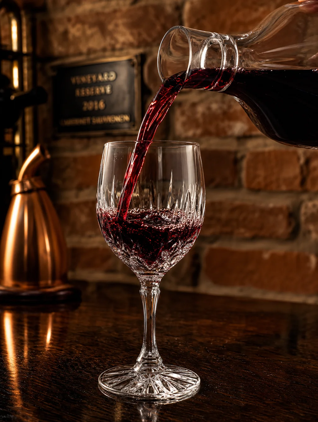 Vintage Barolo Pour